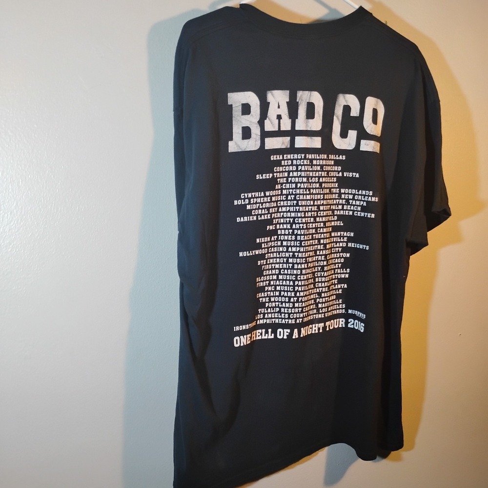 Bad Company Logo Mens T Shirt Music Classic Concert Rock Band Tee Black XL 2016 - Picture 9 of 13
